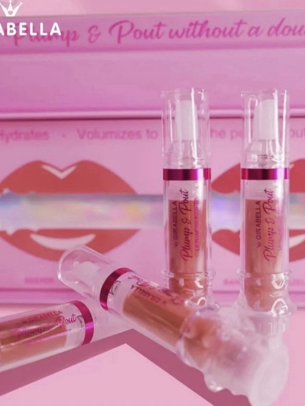 Girabella Plump & Pout Lip Plumping Booster — Pearl Nude - Picture 2 of 7
